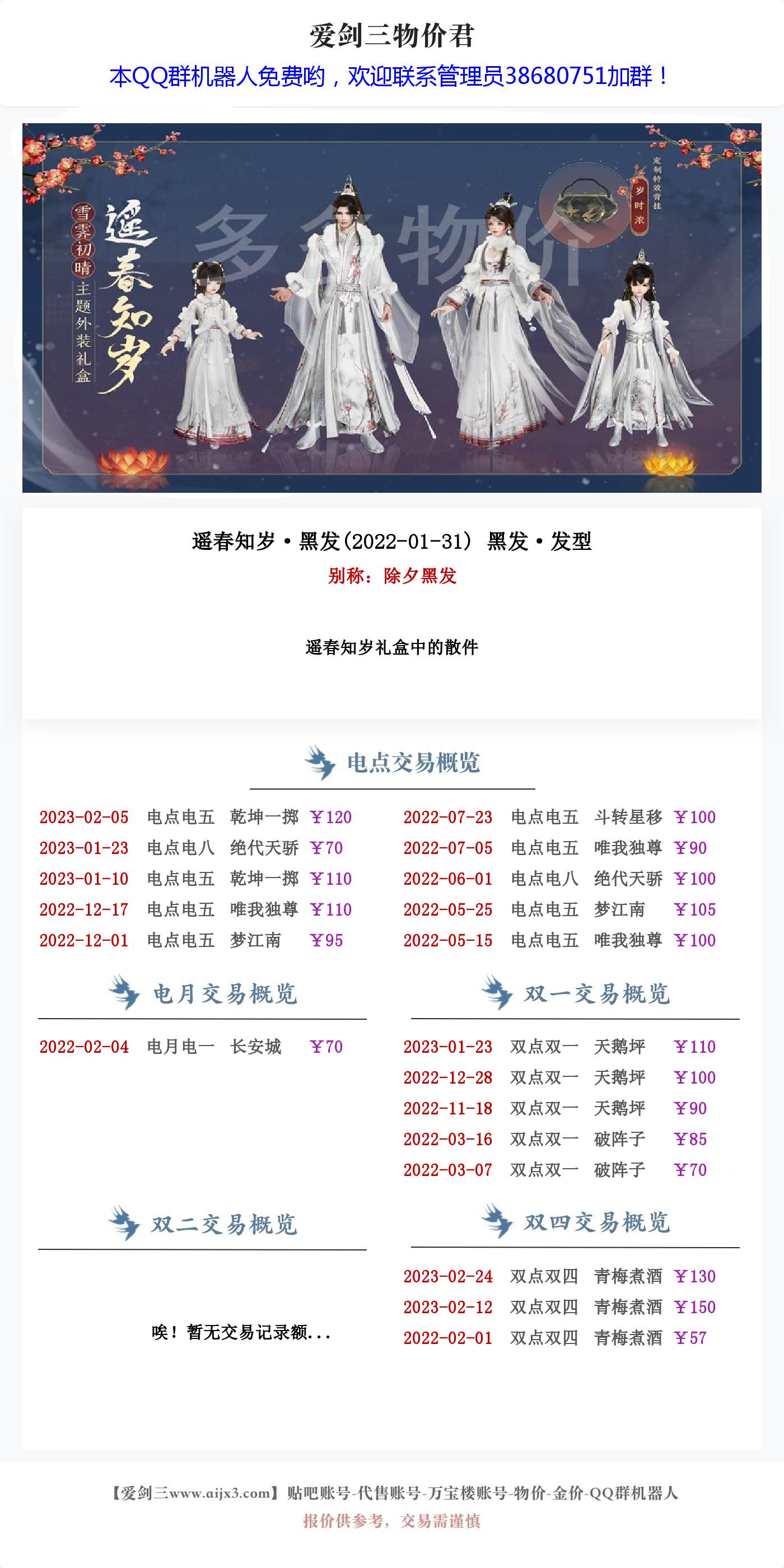 爱剑三-万宝楼号详情